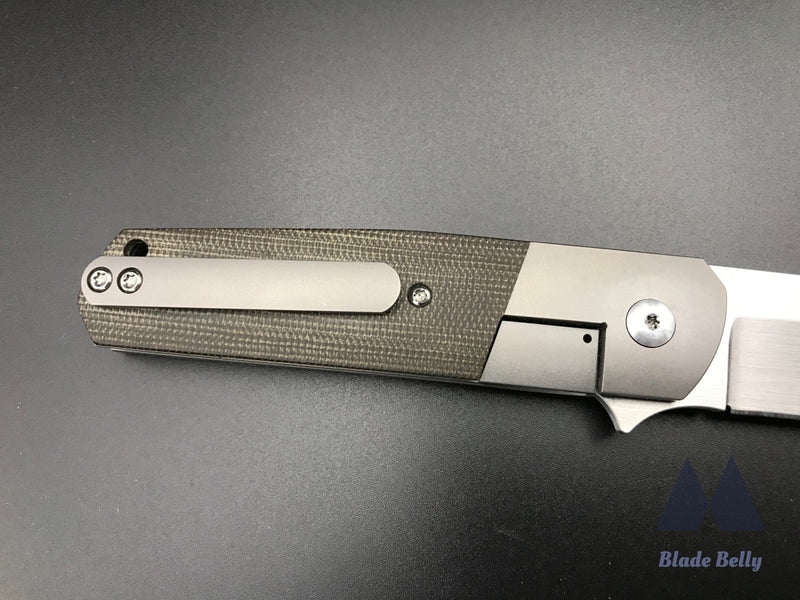 Ray Laconico X Alliance Designs Eze - Hand Rub Satin Blade And Micarta Scales