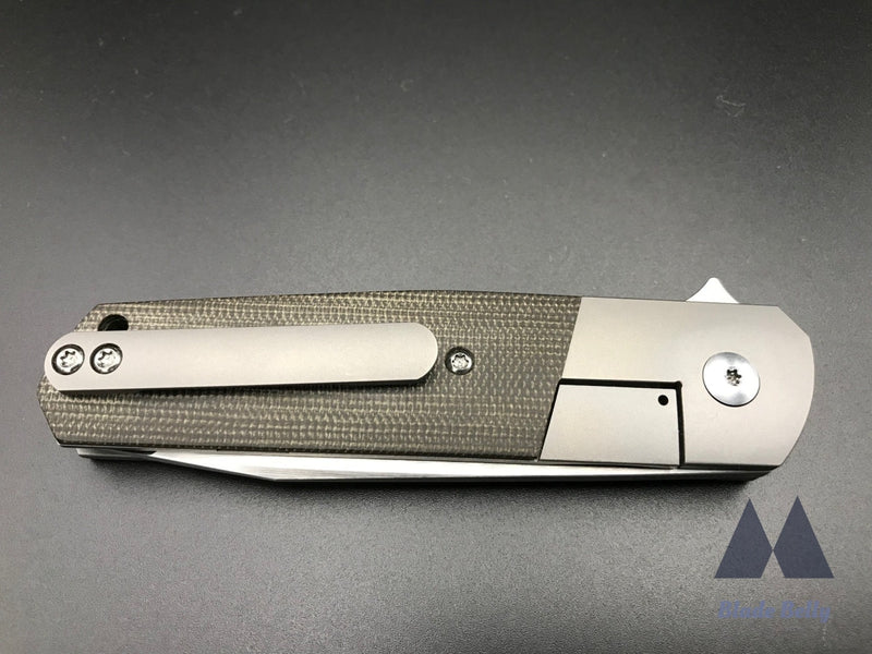 Ray Laconico X Alliance Designs Eze - Hand Rub Satin Blade And Micarta Scales