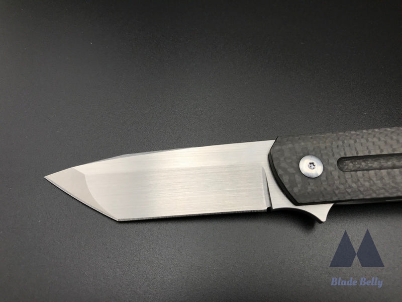 Ray Laconico X Alliance Designs Eze - Hand Rubbed Satin Blade And Carbon Fiber W/ Mokuti