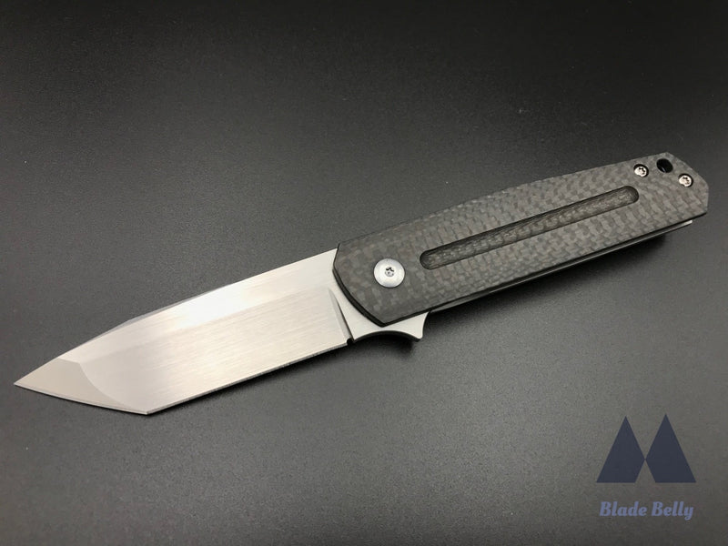 Ray Laconico X Alliance Designs Eze - Hand Rubbed Satin Blade And Carbon Fiber W/ Mokuti