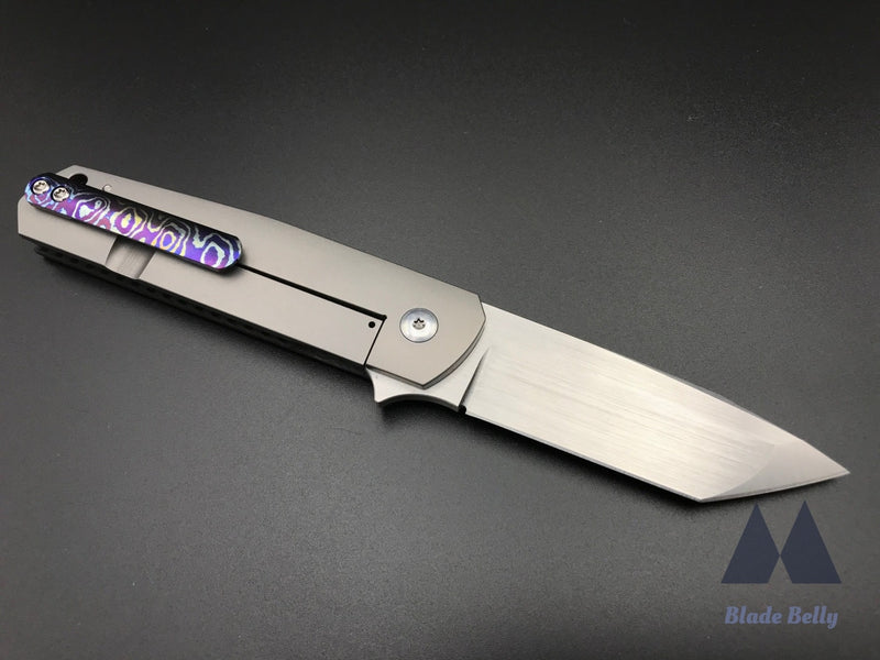 Ray Laconico X Alliance Designs Eze - Hand Rubbed Satin Blade And Carbon Fiber W/ Mokuti