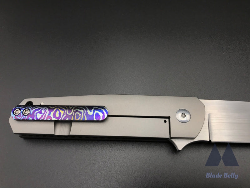 Ray Laconico X Alliance Designs Eze - Hand Rubbed Satin Blade And Carbon Fiber W/ Mokuti