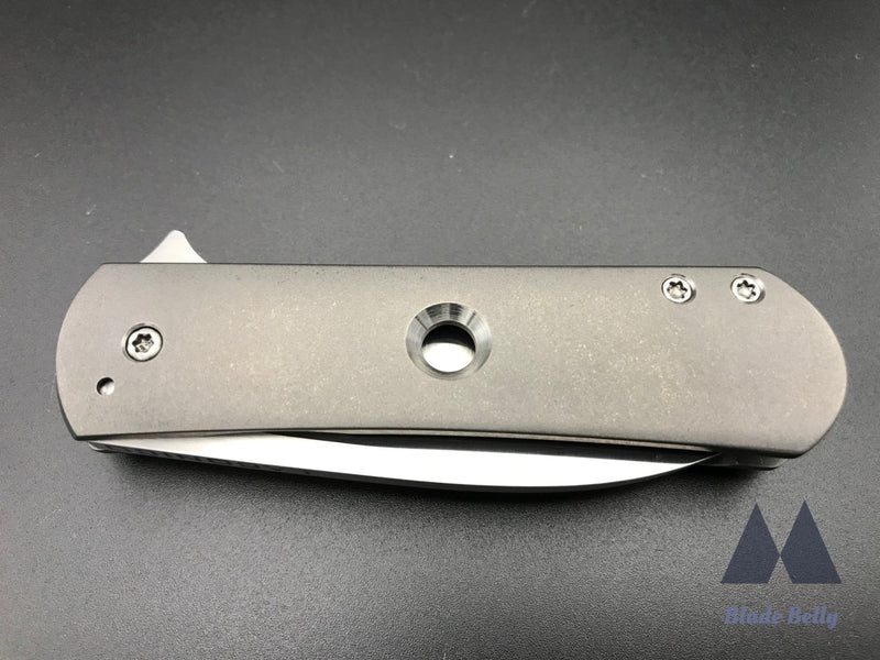 Ray Laconico Yorkie - Hand Rub Satin Spear Point Stonewashed Handles And Timascus Clip