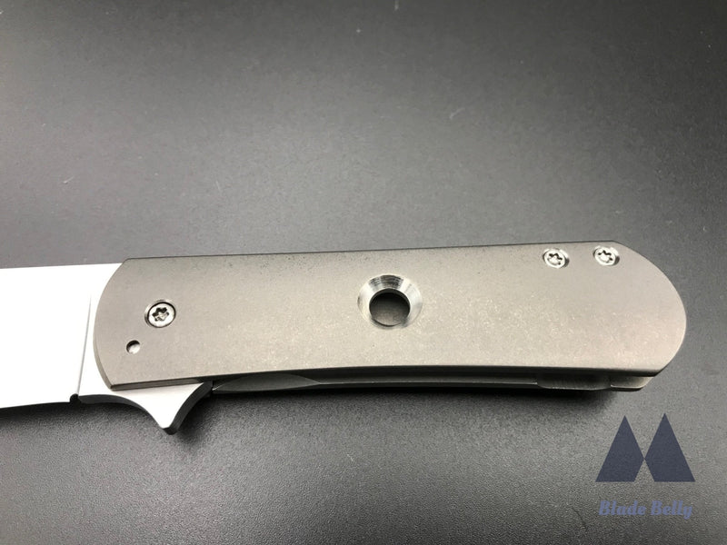 Ray Laconico Yorkie - Hand Rub Satin Spear Point Stonewashed Handles And Timascus Clip