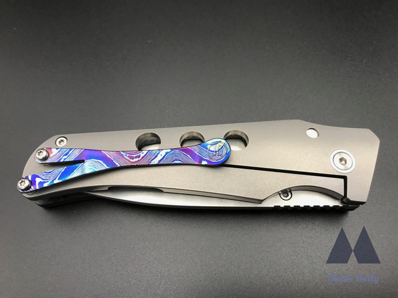 Scout - Satin Drop Point And Marbled Carbon Fiber