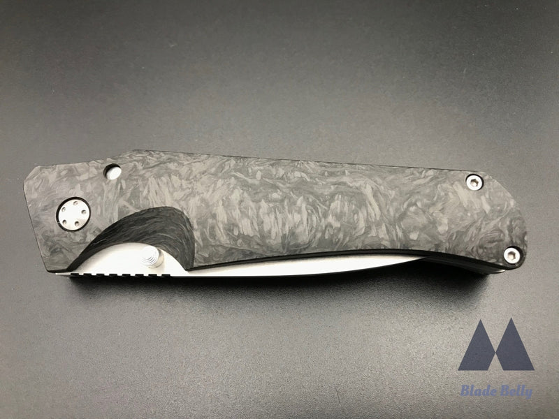 Scout - Satin Drop Point And Marbled Carbon Fiber