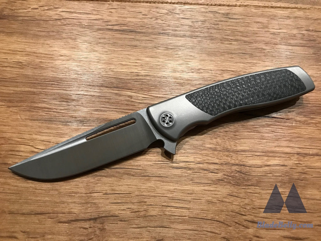 Sharp By Design Evo Typhoon - Drop Point Carbon Fiber Inlays