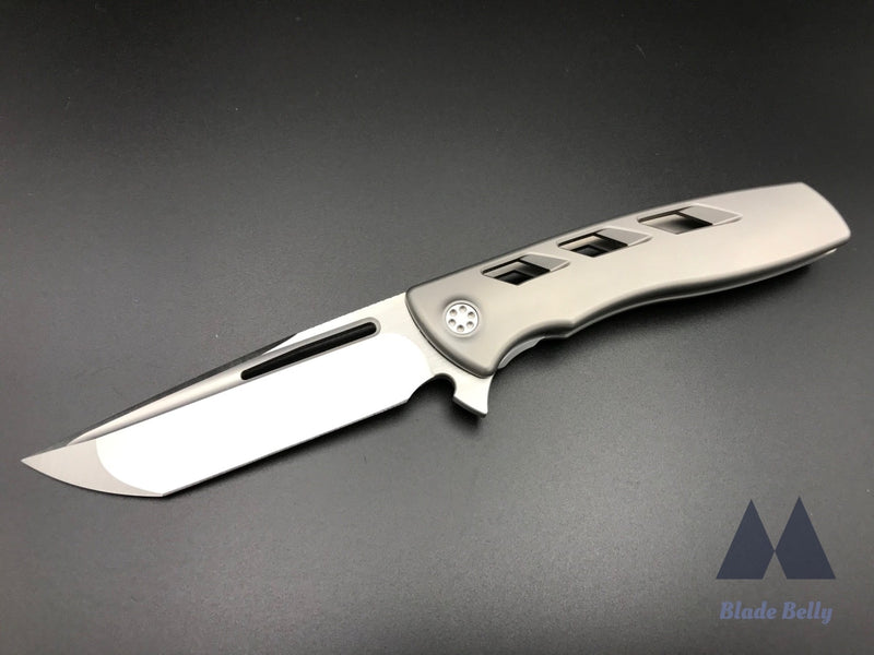 Sharp By Design Evo Typhoon - Satin Japanese Tanto And Aspirated Titanium