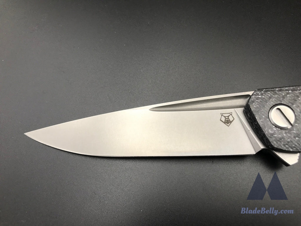 Shirogorov 111 - M390 Blade W/ White Carbon Fiber Handle