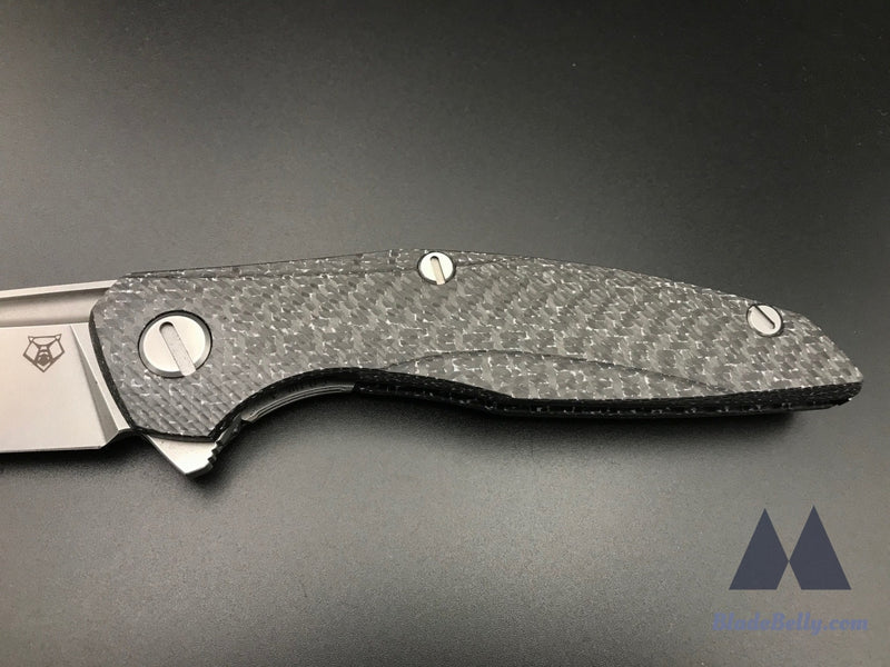 Shirogorov 111 - M390 Blade W/ White Carbon Fiber Handle