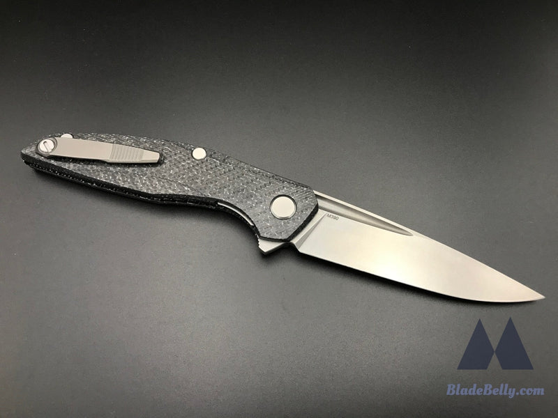 Shirogorov 111 - M390 Blade W/ White Carbon Fiber Handle