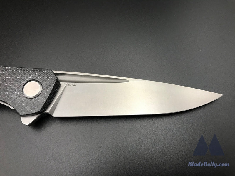 Shirogorov 111 - M390 Blade W/ White Carbon Fiber Handle