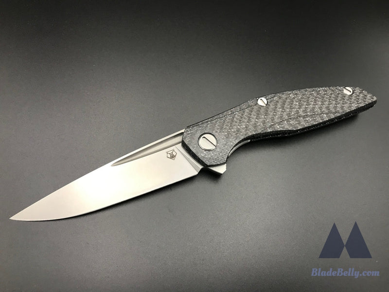 Shirogorov 111 - M390 Blade W/ White Carbon Fiber Handle