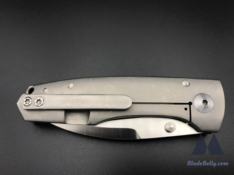 Steve Karroll Edmw - Cpm154 Blade Carbon Fiber Scales And Polished Hardware