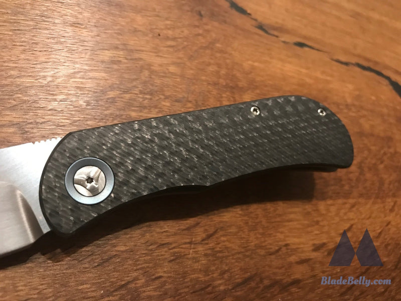 Trevor Burger Exk Cfl - M390 Sheepsfoot Carbon Fiber