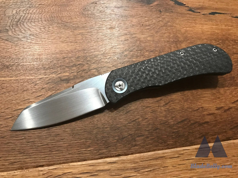 Trevor Burger Exk Cfl - M390 Sheepsfoot Carbon Fiber