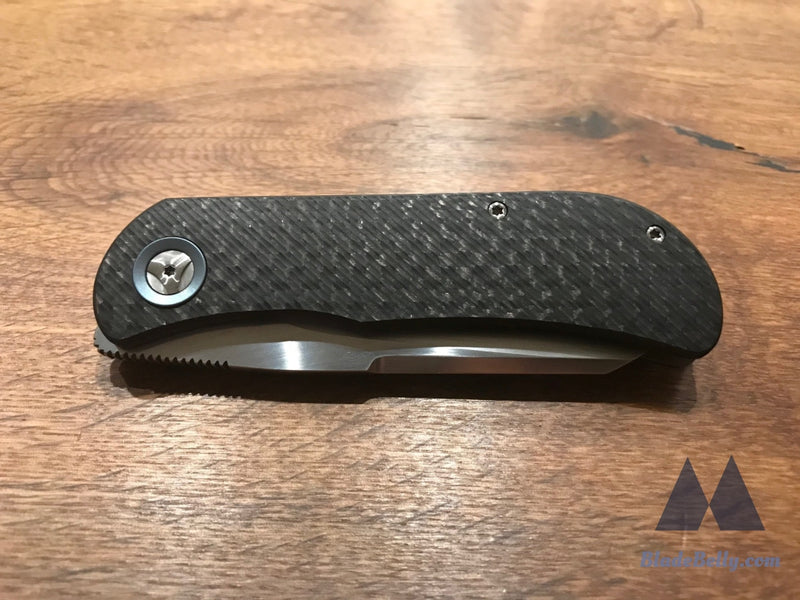 Trevor Burger Exk Cfl - M390 Sheepsfoot Carbon Fiber