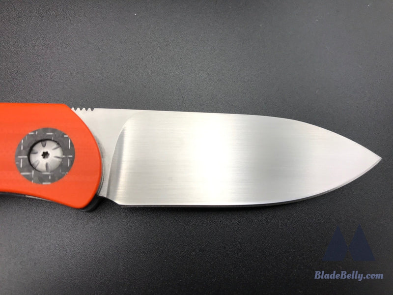 Trevor Burger Exk Plus - Rwl34 Blade W/ Lightning Strike And G10 Handle