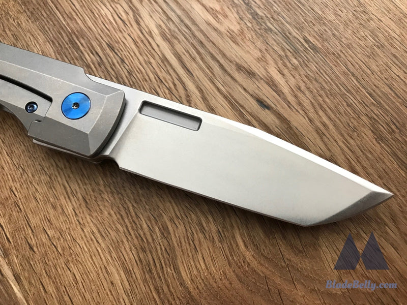 Vero Engineering Impulse - M390 Blue Hardware Raw Finish