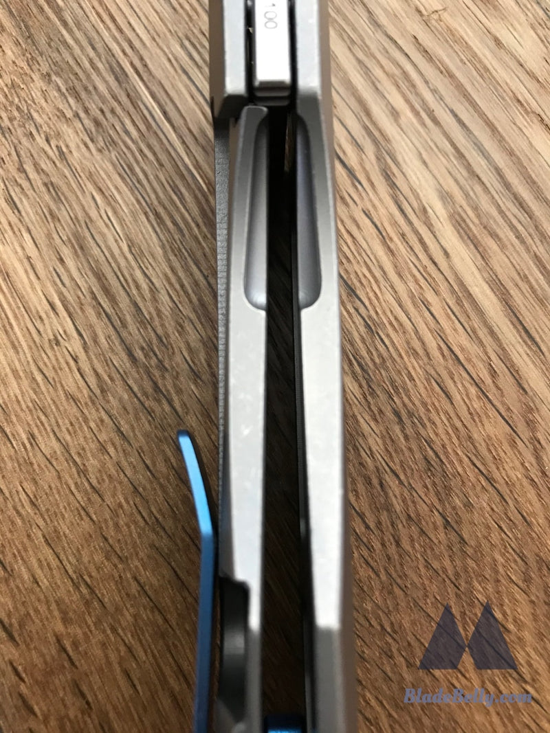 Vero Engineering Impulse - M390 Blue Hardware Raw Finish