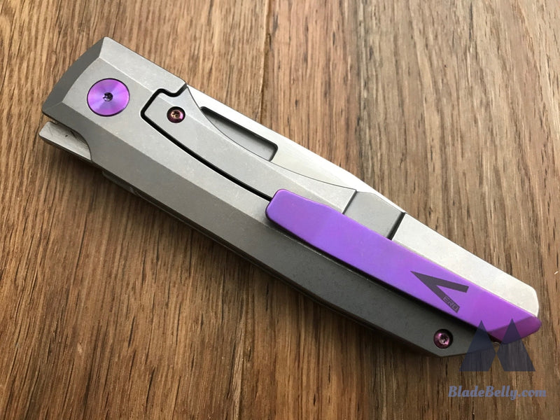 Vero Engineering Impulse - M390 Purple Hardware Raw Finish