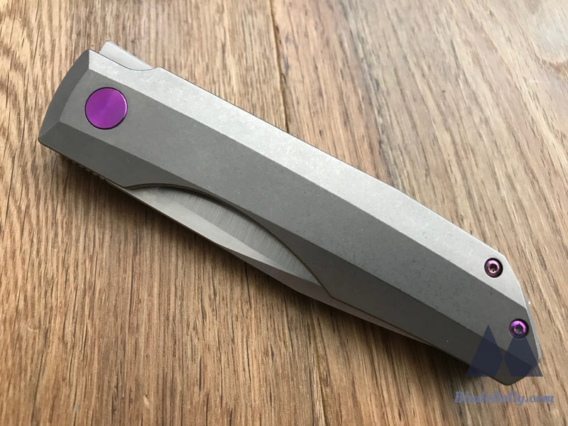 Vero Engineering Impulse - M390 Purple Hardware Raw Finish