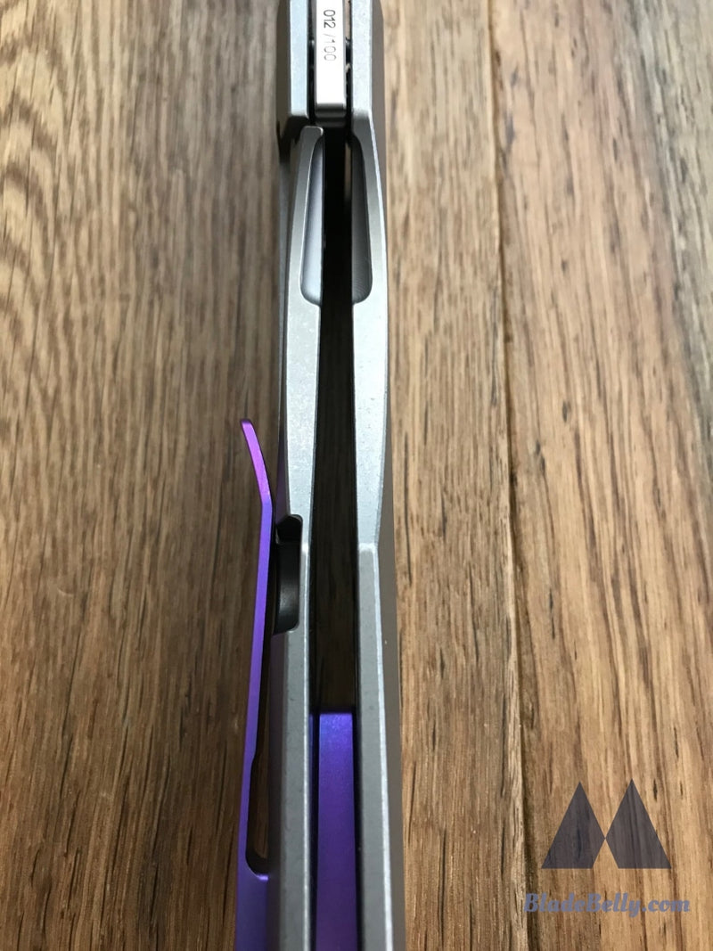 Vero Engineering Impulse - M390 Purple Hardware Raw Finish