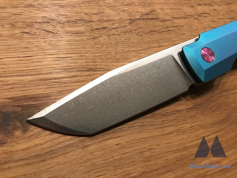 Vero Impulse - Stonewashed With Blueish Handle Purple Hardware